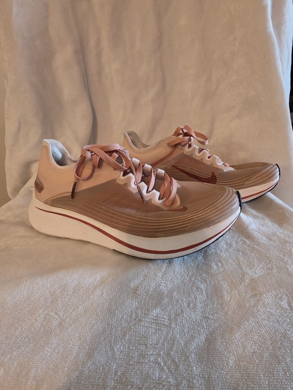 Nike Women’s Peach and Copper Athletic Running Shoes